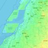 Lugang Township topographic map, elevation, terrain