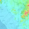 Kubang Pasu topographic map, elevation, terrain