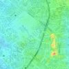 Wack-Wack Greenhills topographic map, elevation, terrain