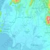 Perak Tengah topographic map, elevation, terrain