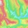 Annot topographic map, elevation, terrain