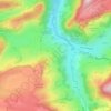 Bracon topographic map, elevation, terrain