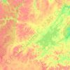 Inari topographic map, elevation, terrain