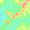 Cipolândia topographic map, elevation, terrain