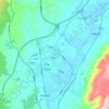 双龙街道 topographic map, elevation, terrain