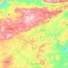 Orobó topographic map, elevation, terrain