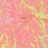 理塘县 topographic map, elevation, terrain