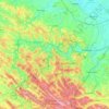 powiat przemyski topographic map, elevation, terrain