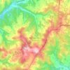 Marcillac-Saint-Quentin topographic map, elevation, terrain