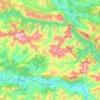 Rishing topographic map, elevation, terrain