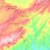 Mazouna topographic map, elevation, terrain