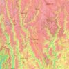 Diqing topographic map, elevation, terrain