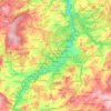 Plauen topographic map, elevation, terrain