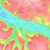 Pont-Audemer topographic map, elevation, terrain