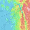 Strömstads kommun topographic map, elevation, terrain
