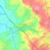 Braunston topographic map, elevation, terrain