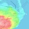 Benoa topographic map, elevation, terrain