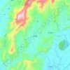 虹桥镇 topographic map, elevation, terrain