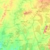 Indénié-Djuablin topographic map, elevation, terrain