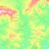 Miracica topographic map, elevation, terrain