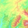 Negredo topographic map, elevation, terrain
