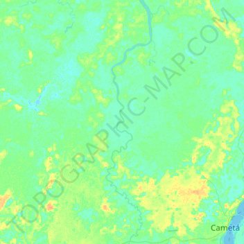 Torres do Cupijó topographic map, elevation, terrain