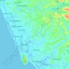 Payyannur topographic map, elevation, terrain