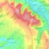 Benney topographic map, elevation, terrain