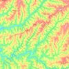Iporã topographic map, elevation, terrain