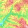 Le Bourdeix topographic map, elevation, terrain