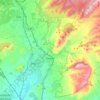 Petrer topographic map, elevation, terrain