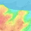 Arromanches-les-Bains topographic map, elevation, terrain
