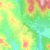 Furka topographic map, elevation, terrain