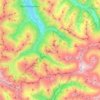 Bad Gastein topographic map, elevation, terrain