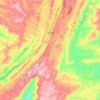 冷水镇 topographic map, elevation, terrain