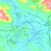 连然街道 topographic map, elevation, terrain