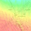 Taghzout topographic map, elevation, terrain