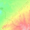 Timiaouine topographic map, elevation, terrain