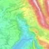 Moustiers-Sainte-Marie topographic map, elevation, terrain