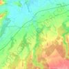 Laignes topographic map, elevation, terrain