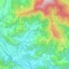 Pokhara-16 topographic map, elevation, terrain