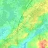 La Chapelle-d'Aligné topographic map, elevation, terrain