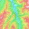 Etsaut topographic map, elevation, terrain