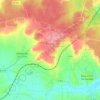 Randan topographic map, elevation, terrain