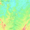 Rio Casca topographic map, elevation, terrain