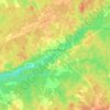 Ligny-le-Ribault topographic map, elevation, terrain