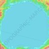 Lake Bosumtwi topographic map, elevation, terrain