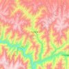 龙尔甲乡 topographic map, elevation, terrain