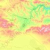 红星乡 topographic map, elevation, terrain