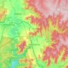 Marrangaroo topographic map, elevation, terrain